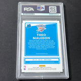 2020-21 Panini Donruss #184 Theo Maledon Signed Card AUTO PSA Slabbed RC