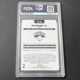 2017-18 NBA Hoops #60 Tim Hardaway Jr. Signed Card AUTO 10 PSA Slabbed Knicks