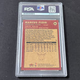 2000-01 Fleer #266 Marcus Fizer Signed Card AUTO 10 PSA Slabbed Bulls