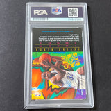 1995 NBA Hoops #21 Signed Card Isaiah Rider AUTO GRADE 10 PSA Slabbed Timberwolves