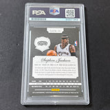 2012-13 Panini Elite #113 Stephen Jackson Signed Card AUTO GRADE 10 PSA Slabbed