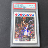 2008-09 Topps Basketball #105 Cuttino Mobley Signed Card AUTO 10 PSA Slabbed Clippers
