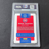 2017-18 Panini Donruss #41 Reggie Jackson Signed Card Auto 10 PSA/DNA Slabbed Pistons