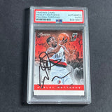 2012-13 Panini Prestige #98 Wesley Matthews Signed Card AUTO PSA Slabbed