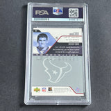 2004 Upper Deck #77 David Carr Signed Card PSA Slabbed AUTO 10 Texans