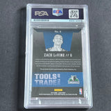 2014-15 Panini Black Friday #6 Zach LaVine Signed Card AUTO 10 PSA Slabbed Minnesota Timberwolves