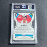 2019-20 Panini Prizm #297 Jalen McDaniels Signed Card AUTO 10 PSA Slabbed Hornets