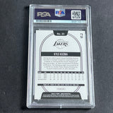 2020-21 NBA Hoops #23 Kyle Kuzma Signed Card Auto 10 PSA Slabbed Lakers