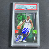 2009-10 Adrenalyn XL Shawne Williams Signed Card AUTO PSA Slabbed Mavericks