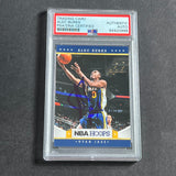 2012-13 NBA Hoops #233 Alec Burks Signed Card AUTO PSA Slabbed Jazz