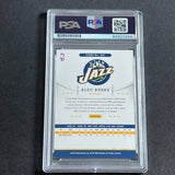 2012-13 NBA Hoops #233 Alec Burks Signed Card AUTO PSA Slabbed Jazz