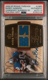 2008 SP Rookie Threads Legendary Numbers 50 #LNBS Barry Sanders Signed Card PSA Authentic AUTO 10 Slabbed Lions