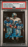 2022 National Treasures Modern Masters #9 Barry Sanders Signed PSA NM-MT 8 AUTO 10 Slabbed Lions