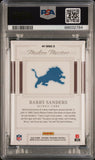 2022 National Treasures Modern Masters #9 Barry Sanders Signed PSA NM-MT 8 AUTO 10 Slabbed Lions