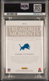 2019 Panini National Treasures Treasured Moments #42 Barry Sanders Signed Card PSA 9 AUTO 10 Slabbed Lions