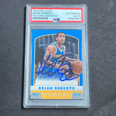 2012-13 Panini Basketball #294 Brian Roberts Signed AUTO PSA Slabbed Hornets