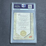 1999 Skybox Aaron Williams Signed Card AUTO PSA Slabbed Sonics