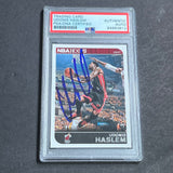 2014-15 Panini Hoops #167 Udonis Haslem Signed Card AUTO PSA Slabbed Heat