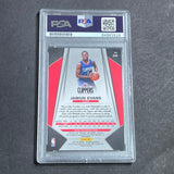 2017-18 Panini Prizm #216 JAWUN EVANS Signed Card AUTO PSA Slabbed Clippers