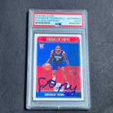 2017-18 NBA Hoops #250 Sindarius Thornwell Signed Card AUTO PSA Slabbed RC Clippers