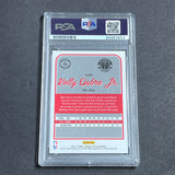 2016-17 Panini Donruss Optic #144 Kelly Oubre Jr. Signed Card AUTO PSA Slabbed Wizards