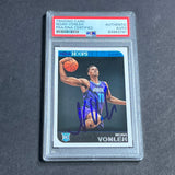 2014-15 NBA Hoops #269 Noah Vonleh Signed Card AUTO PSA/DNA Slabbed RC