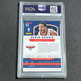 2012-13 Panini Basketball #51 Devin Harris Signed Card AUTO PSA Slabbed Hawks