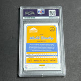 2016-17 Donruss #166 Malik Beasley Signed Card AUTO PSA/DNA Slabbed RC Nuggets