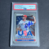 2013 Panini Prizm Baseball #USA8 David Price Signed Card AUTO 10 PSA Slabbed USA