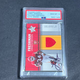 2003 Leaf Rookies & Stars Freshman Orientation Jerseys #212 Larry Johnson Signed Card AUTO 10 PSA Slabbed Chiefs