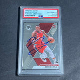 2019-20 Panini Mosaic #247 Nassir Little Signed Rookie Card AUTO PSA Slabbed RC Blazers