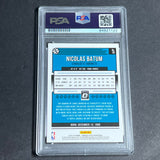 2018-19 Donruss Optic #18 Nicolas Batum Signed Card AUTO PSA Slabbed Hornets