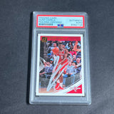 2018-19 Panini Donruss #62 Clint Capela Signed Card AUTO PSA/DNA Slabbed Rockets