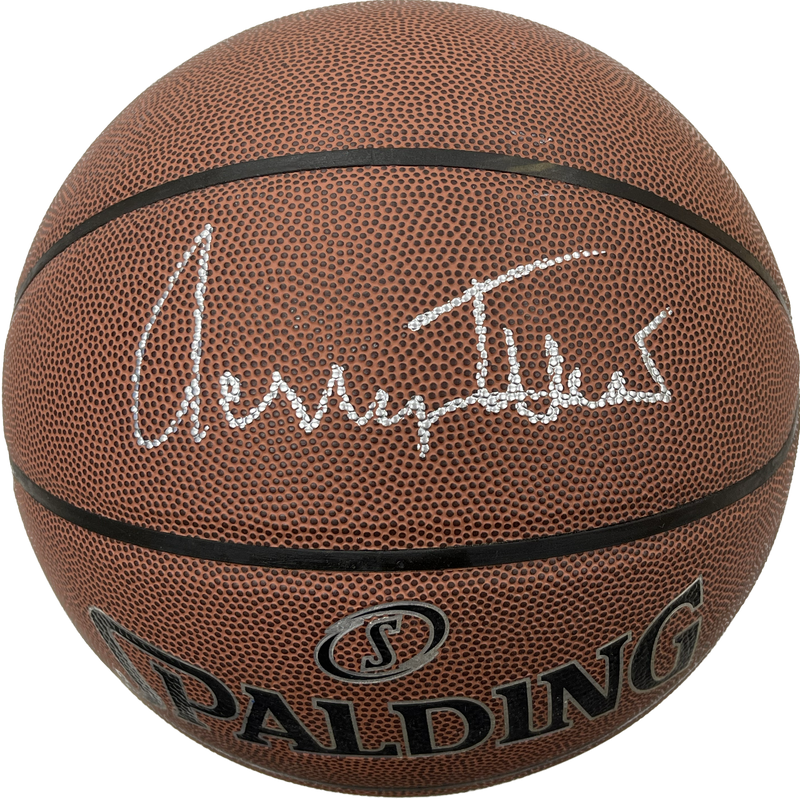 Jerry West signed Basketball Auto Grade 10 PSA/DNA Lakers autographed