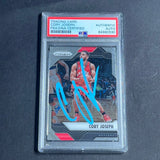 2016-17 Panini Prizm #218 Corey Joseph Signed Card AUTO PSA Slabbed Raptors