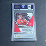 2019-20 Panini Mosaic #239 De'Andre Hunter Signed Card AUTO PSA/DNA Slabbed Hawks