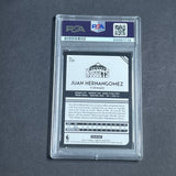 2016-17 PANINI COMPLETE #228 JUAN HERNANGOMEZ Signed Rookie Card AUTO PSA Slabbed RC