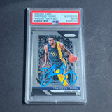 2018-19 Panini Prizm #154 Thaddeus Young Signed Card AUTO PSA Slabbed Pacers