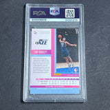 2017-18 Panini Status #117 Tony Bradley Signed Card AUTO PSA Slabbed RC Jazz