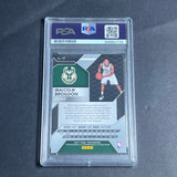 2016-17 Panini Prizm #17 Malcolm Brogdon Signed Card PSA/DNA Slabbed RC Bucks