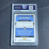 2018-19 Panini Donruss Optic #124 Dillon Brooks Signed Card AUTO PSA Slabbed Grizzlies