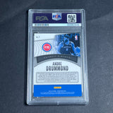 2019-20 Panini Prizm #1 Andre Drummond Signed Card AUTO PSA Slabbed Pistons