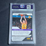 2018 Panini Prizm RWB #284 Moritz Wagner Signed Card PSA Slabbed RC Lakers