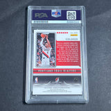 2021-22 Panini Chronicles #284 Keon Johnson Signed Card AUTO PSA Slabbed Blazers