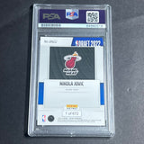 2022-2023 Panini Instant #DN 22 Nikola Jovic Signed Card PSA AUTO RC Slabbed Heat