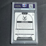 2020-21 Panini Hoops #211 Jordan Nwora Signed Card AUTO PSA/DNA Slabbed RC Bucks