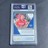 2019-20 Panini Mosaic Silver #205 Nickeil Alexander-Walker Signed Card AUTO PSA Slabbed Pelicans