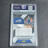 2016-17 Panini Prizm #109 Alec Burks Signed Card AUTO PSA Slabbed Jazz