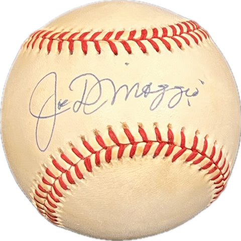 Joe Dimaggio signed baseball PSA Autographed Yankees