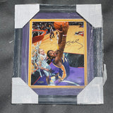 Kobe Bryant Signed 8x10 Framed Photo Upper Deck LOA Lakers